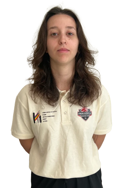 Chiara Granata, allenatrice Versilia Basket e istruttrice del camp